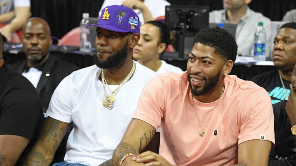 LeBron James and Anthony Davis, Las Vegas Summer League
