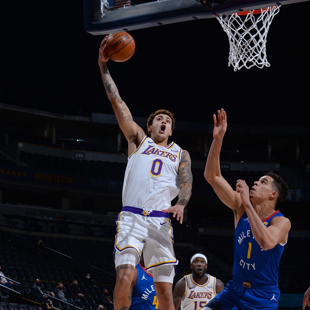 Kyle Kuzma and Michael Porter Jr., Los Angeles Lakers vs Denver Nuggets