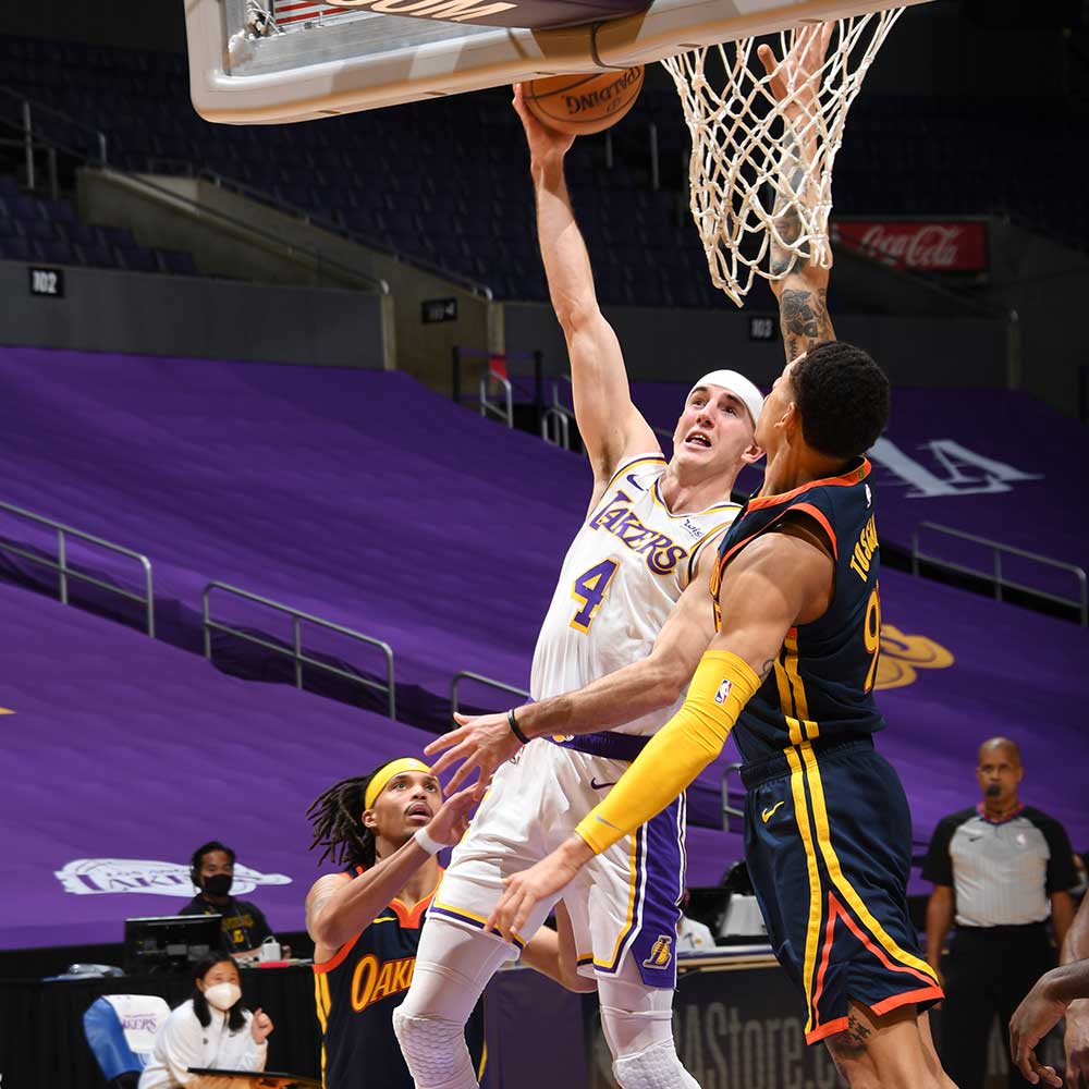 Alex Caruso, Los Angeles Lakers vs Golden State Warriors