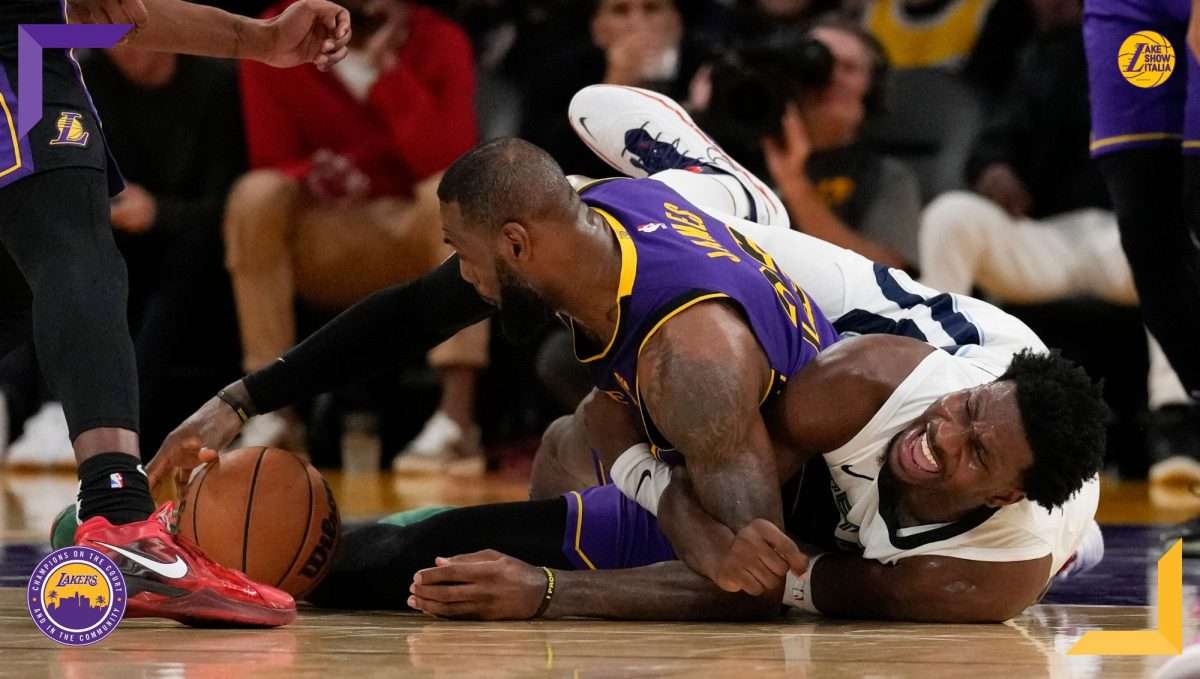 I Los Angeles Lakers perdono anche contro i Memphis Grizzlies ed escono dalla zona Play-In. I gialloviola sprofondano nell'ultimo quarto.