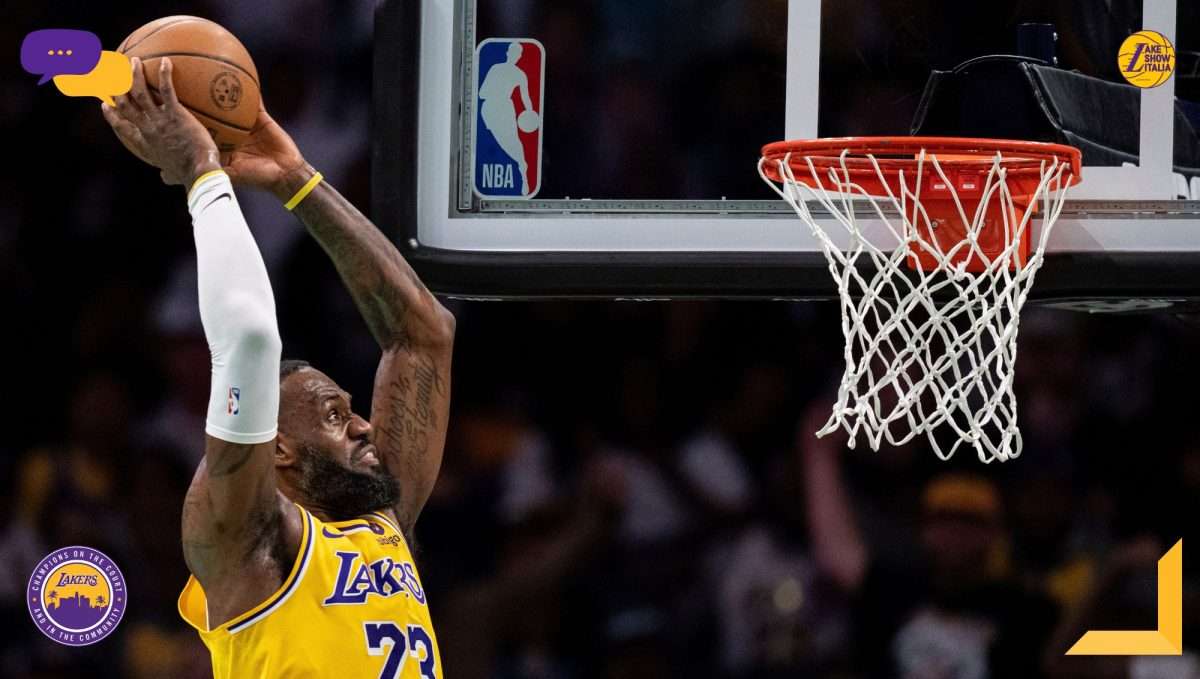Dopo la gara vinta contro gli Hornets, LeBron James ha glissato le domande sulla trade deadline dei Lakers preferendo elogiare Miller e Davis.