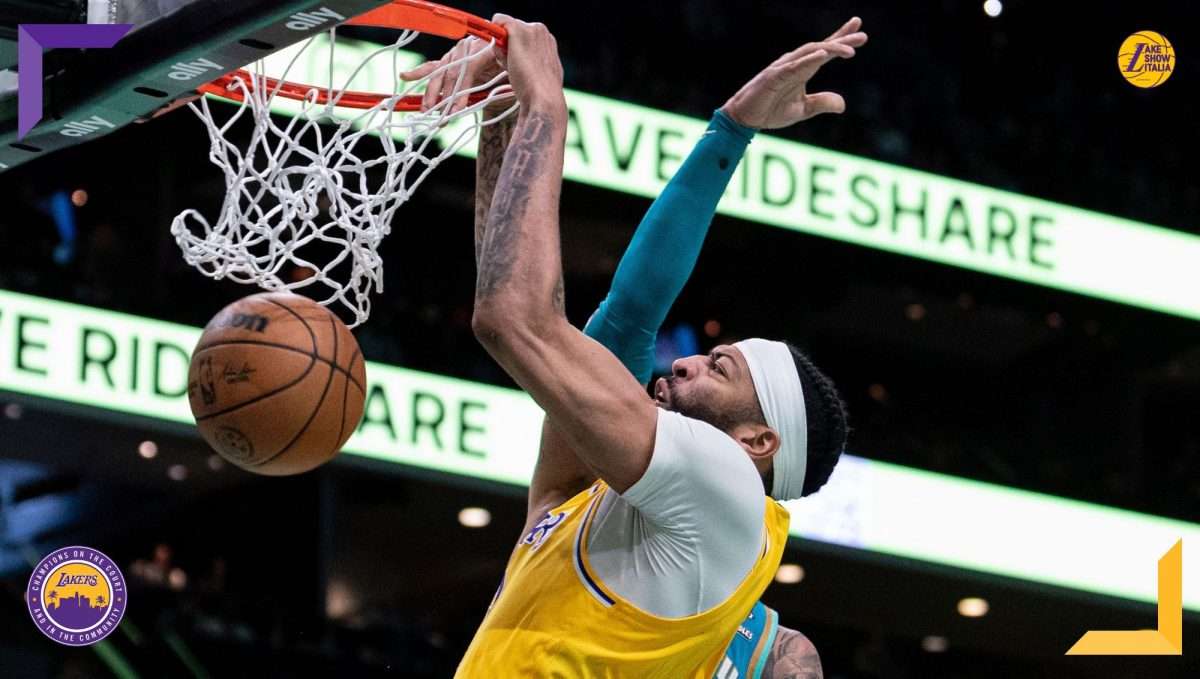 I Los Angeles Lakers chiudono il Grammy Road Trip con la vittoria in casa degli Charlotte Hornets. Anthony Davis trascina i Gialloviola.