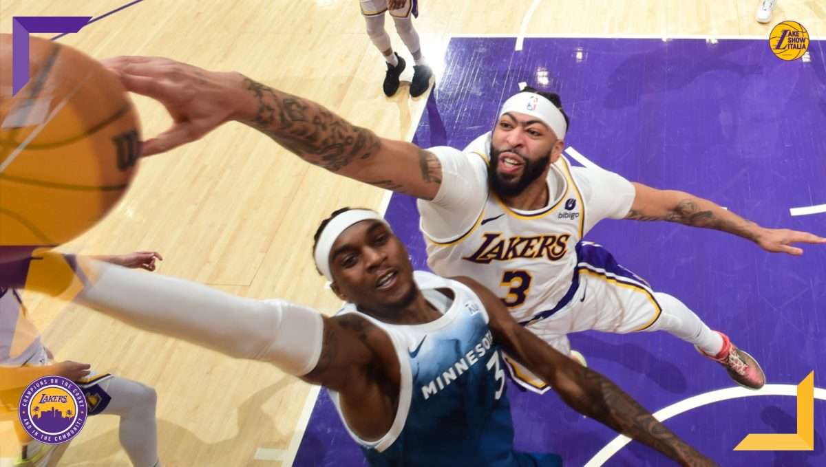 I Los Angeles Lakers vincono contro i Minnesota Timberwolves, Anthony Davis trascina i Gialloviola dominando su entrambi i lati del campo.