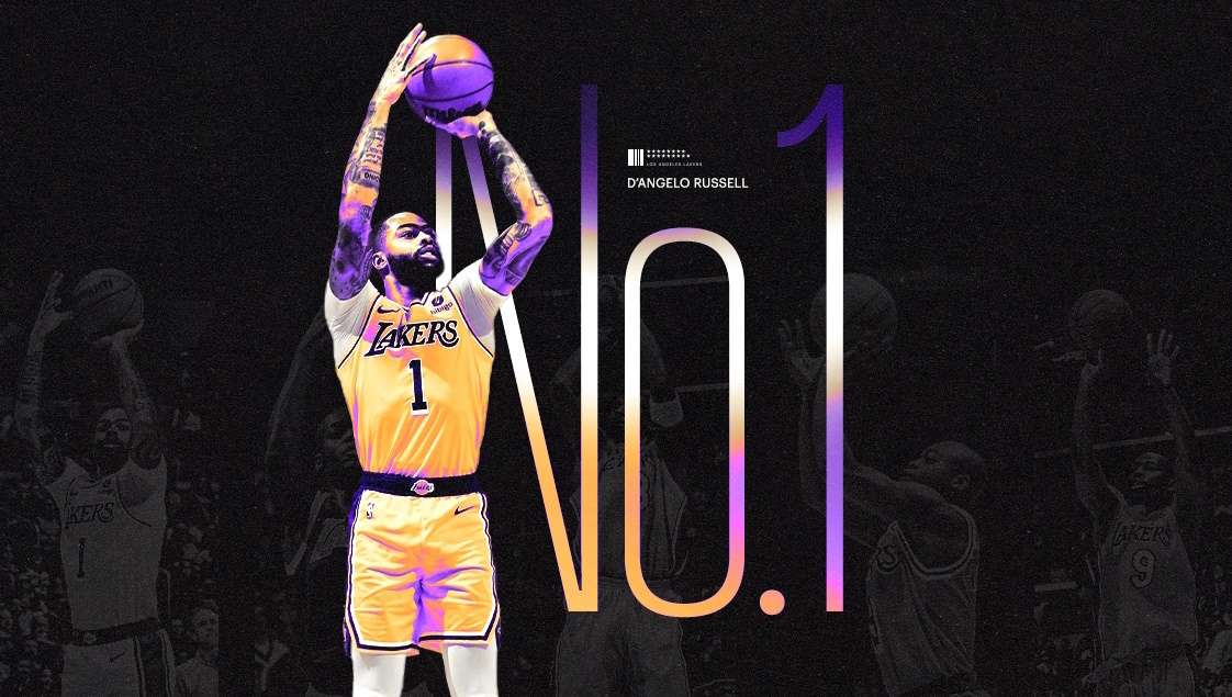 D'Angelo Russell ha stabilito il nuovo record dei Los Angeles Lakers per triple segnate in una singola stagione, superato Nick Van Exel.