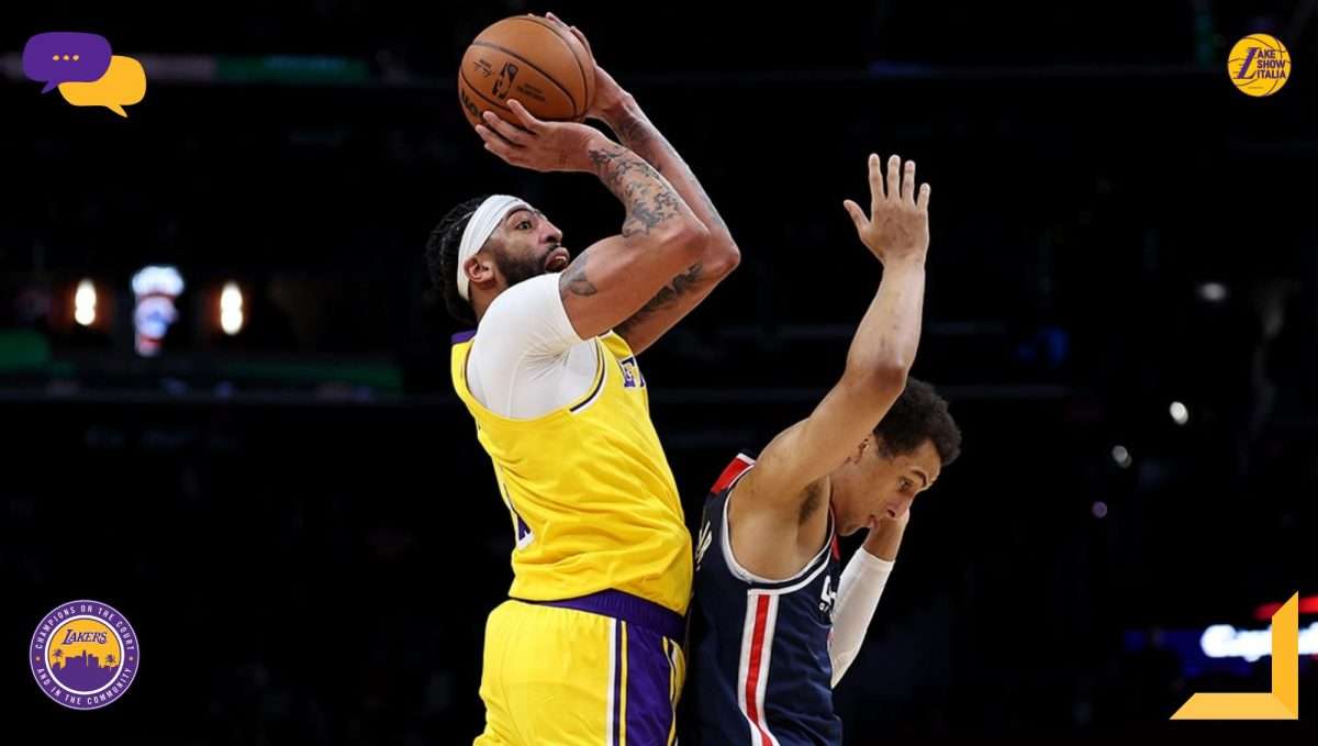 Coach Darvin, Rui Hachimura ed Anthony Davis commentano il sofferto successo conquistato dai Lakers in casa degli Wizards.
