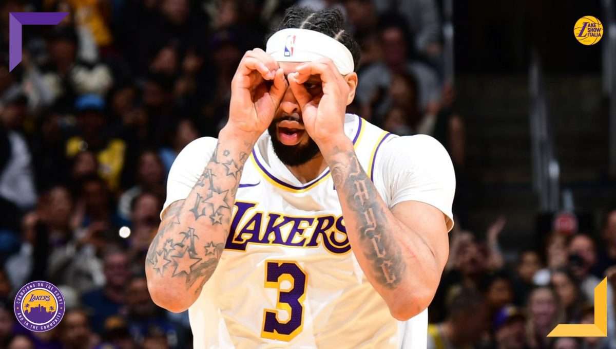 I Los Angeles Lakers battono i Cleveland Cavaliers e salgono all'ottavo posto della Western Conference. Anthony Davis domina nel pitturato.