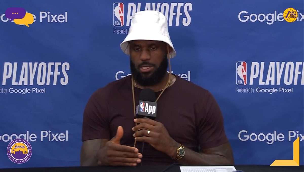 LeBron James ed Anthony Davis commentano il successo dei Lakers sui Nuggets in Gara 4, i Gialloviola hanno evitato lo sweep.