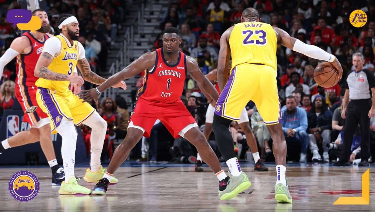 LeBron James commenta il successo dei Lakers sui Pelicans, la prossima sfida contro i Nuggets ed elogia la prova di Zion Williamson.