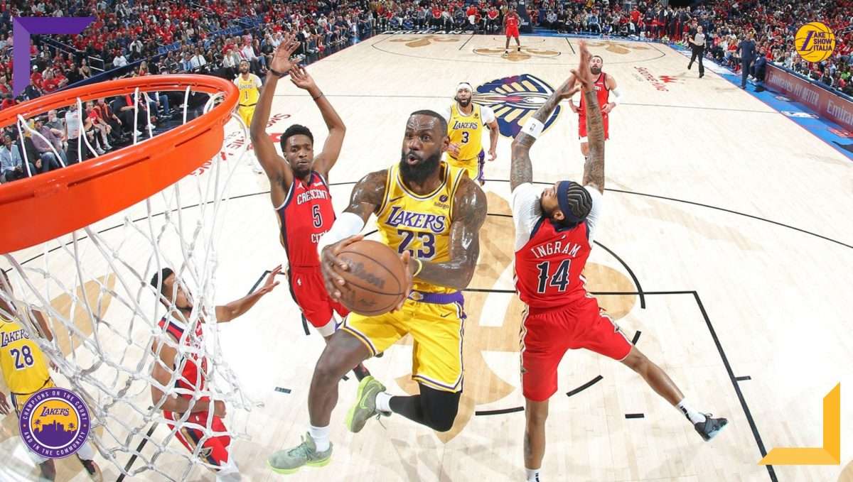 I Los Angeles Lakers vincono la gara del Play-In contro i New Orleans Pelicans. Ai Playoff i gialloviola sfideranno i Denver Nuggets.