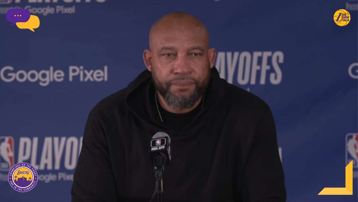 Incassata la seconda eliminazione consecutiva dai Nuggets, coach Darvin Ham analizza il biennio alla guida dei Lakers e parla del suo futuro.