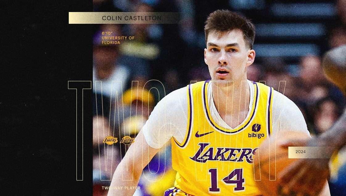 I Los Angeles Lakers hanno ufficializzato il rinnovo di Colin Castleton. Il centro gialloviola occuperà il terzo slot da Two-Way Player.