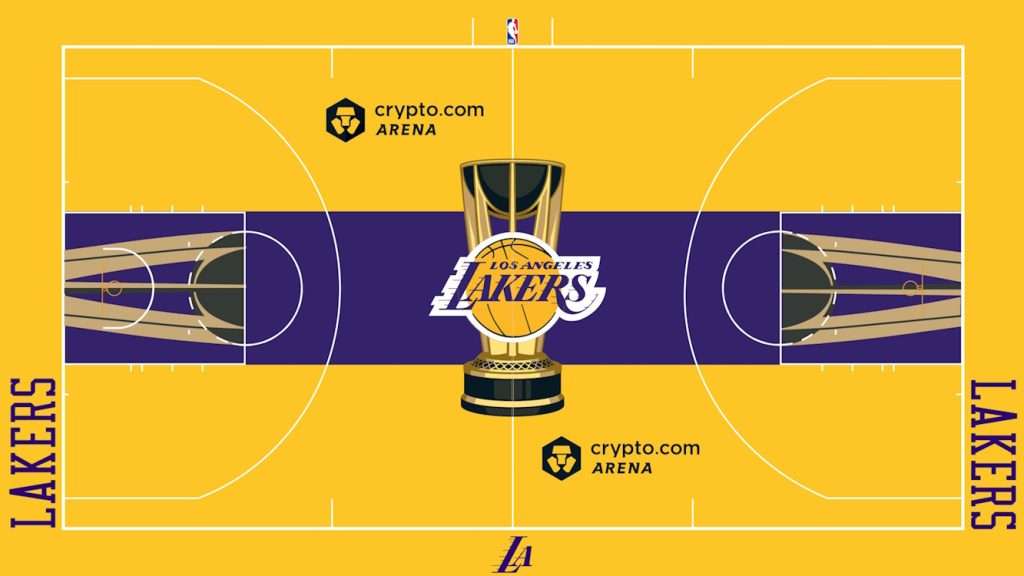2023-24 Lakers NBA Cup Court