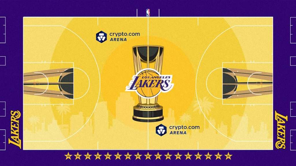 2024-25 Lakers NBA Cup Court