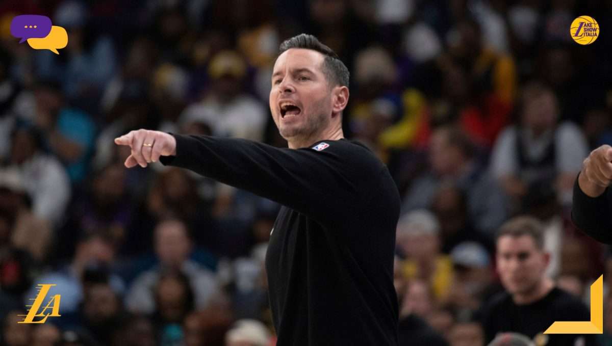 JJ Redick elogia LeBron James, poi critica l'impegno dei Lakers e D'Angelo Russell contro i Grizzlies prima di lasciare la conferenza stampa.