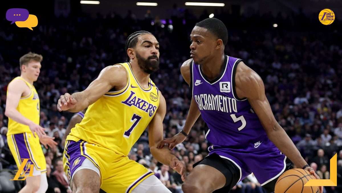 Gabe Vincent analizza la vittoria dei Lakers sui Kings, evidenziando l'importanza dei rimbalzi offensivi e del focus difensivo della squadra.