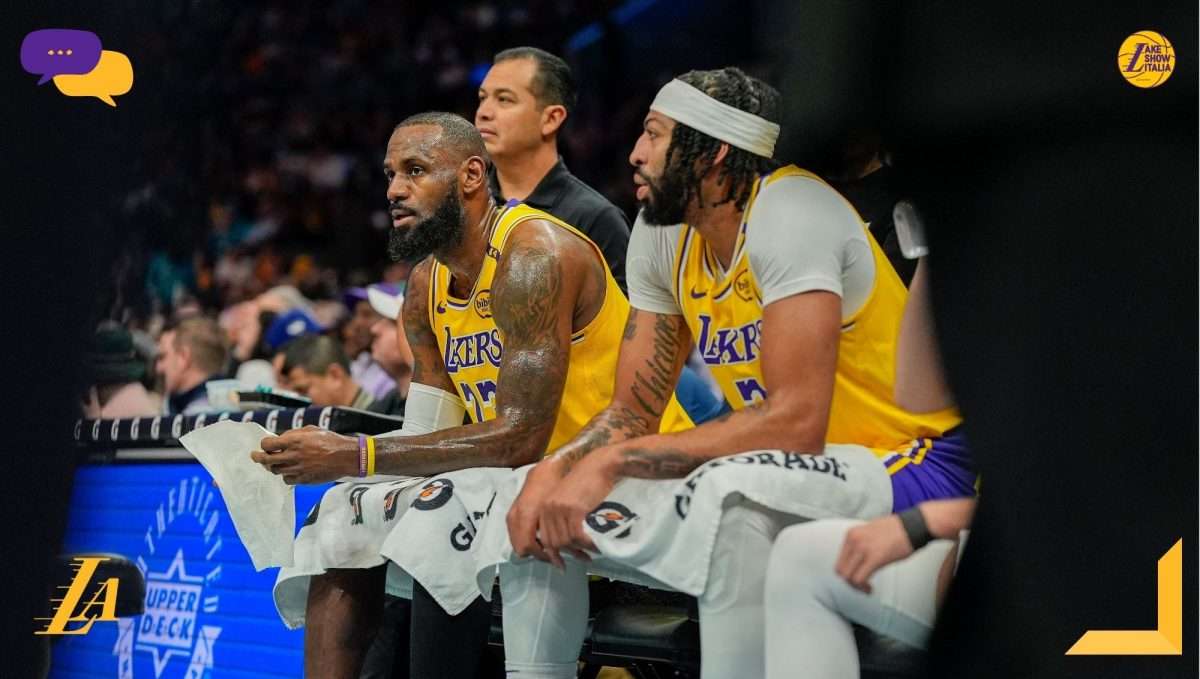 Anthony Davis, LeBron James, JJ Redick e Austin Reaves commentano la vittoria dei Lakers sugli Hornets, tanti i complimenti per The Brow.