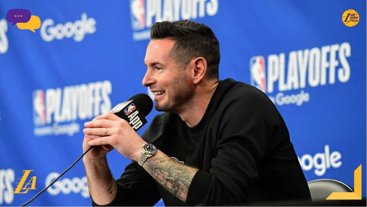 JJ Redick commenta la vittoria dei Lakers in Gara 2 contro i Timberwolves. Il coach elogia Rui Hachimura e parla del timeout del terzo quarto.
