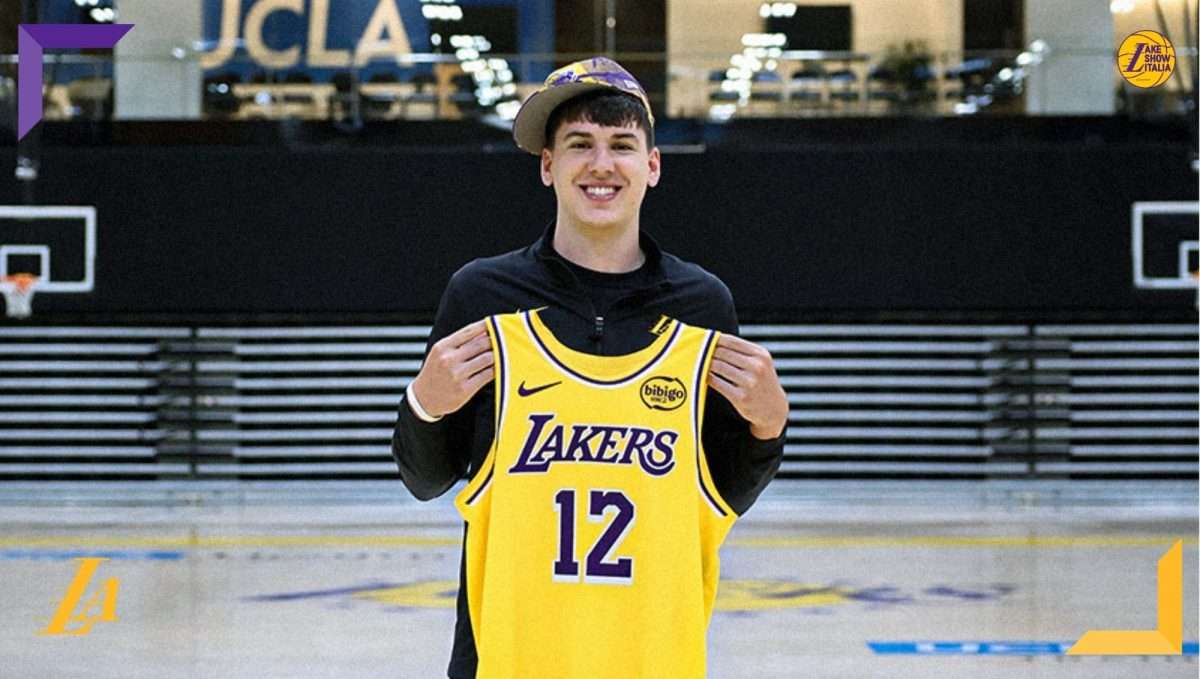 Jake LaRavia si presenta ai Lakers: la voglia di crescere, il ruolo nel sistema di gioco, il rapporto con le stelle e la commozione del padre.