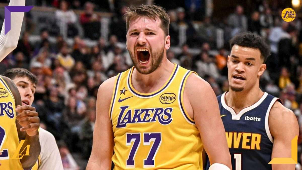 I Los Angeles Lakers passano in casa dei Denver Nuggets. I Gialloviola ribaltano la gara nel secondo tempo, tripla doppia per Luka Dončić.