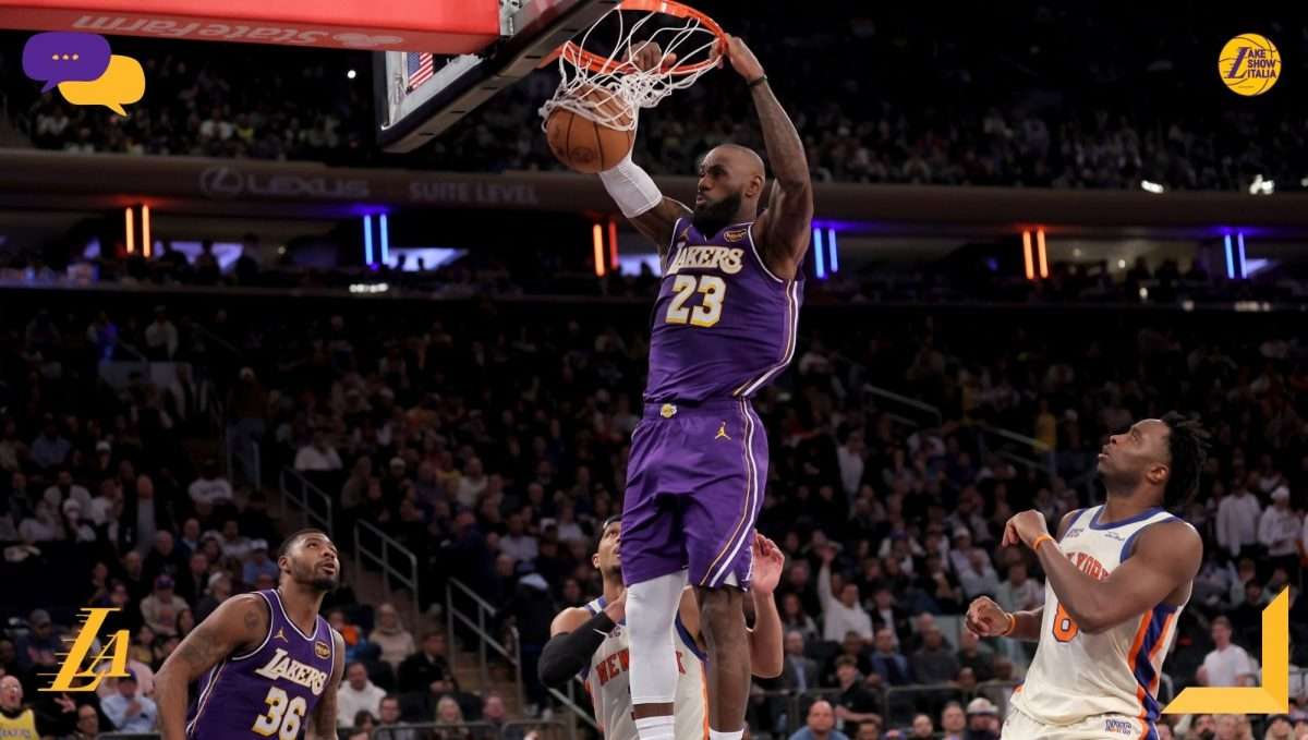 LeBron James commenta la sconfitta contro i Knicks, parla dell'All-Star Game a 41 anni e del legame speciale con il Madison Square Garden.